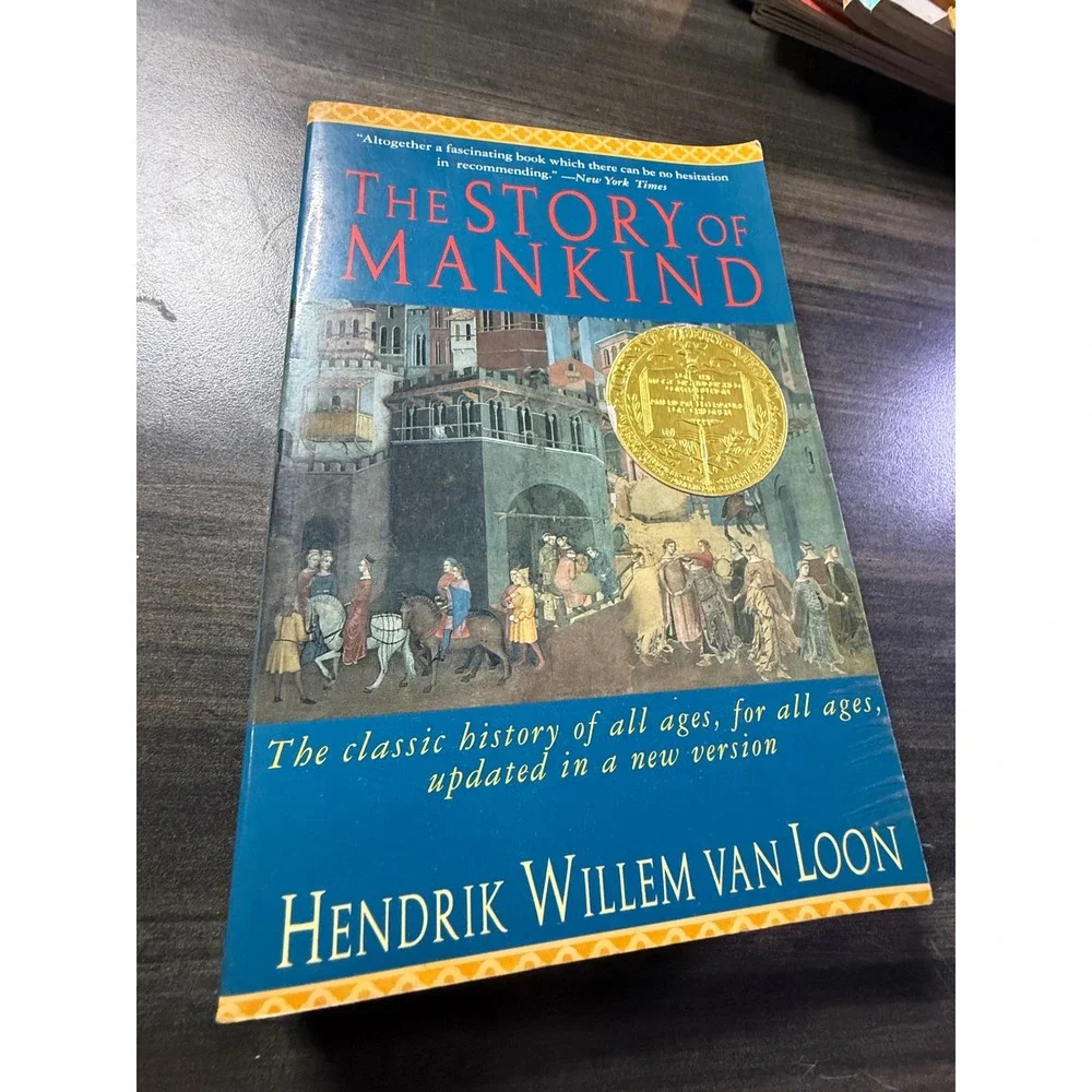 The Story of Mankind Hendrik Willem Van Loon History Newbery Medal Paperback
